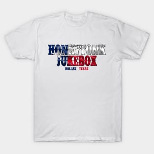 Honkytonk Jukebox Texas Flag Logo T-Shirt